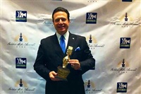 Frank Mottek receives Golden Mike Award, 2014